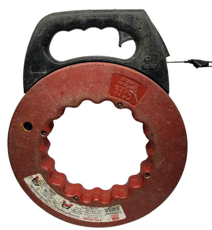 Gardner Bender FTS-200GR Cable Snake Steel Fish Tape 240’ x 1/8''