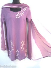 Pakistani / Indian SALWAR KAMEEZ / SUIT, Ready to Wear, S, 3 Pcs, Puple
