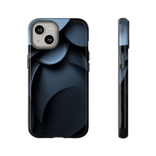 Phone Ink - iPhone, Pixel, Samsung Galaxy Case - Midnight Halos Black Crescent - Picture 82 of 121