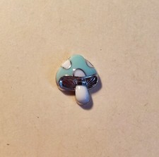 Aqua Mushroom Magnetic Needle Minder Cross Stitch Embroidery  Cover Holder