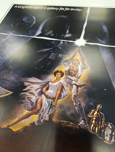Poster Star Wars un Nouvel espoir Affiche Vintage Culte Décoration Murale - Foto 4 di 5