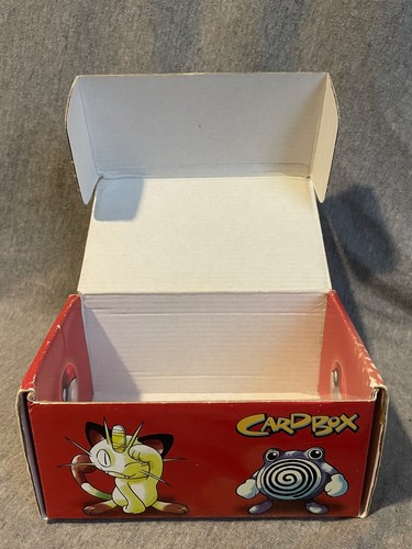 Vintage WOTC Pokemon Sammelkartenspiel Kartenbox Aufbewahrungsboxen Paar zwei - Bild 6 von 13