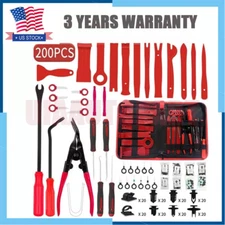 200pcs Pry Bar Dash Panel Door Interior Kit Car Trim Removal Auto Hand Tools US