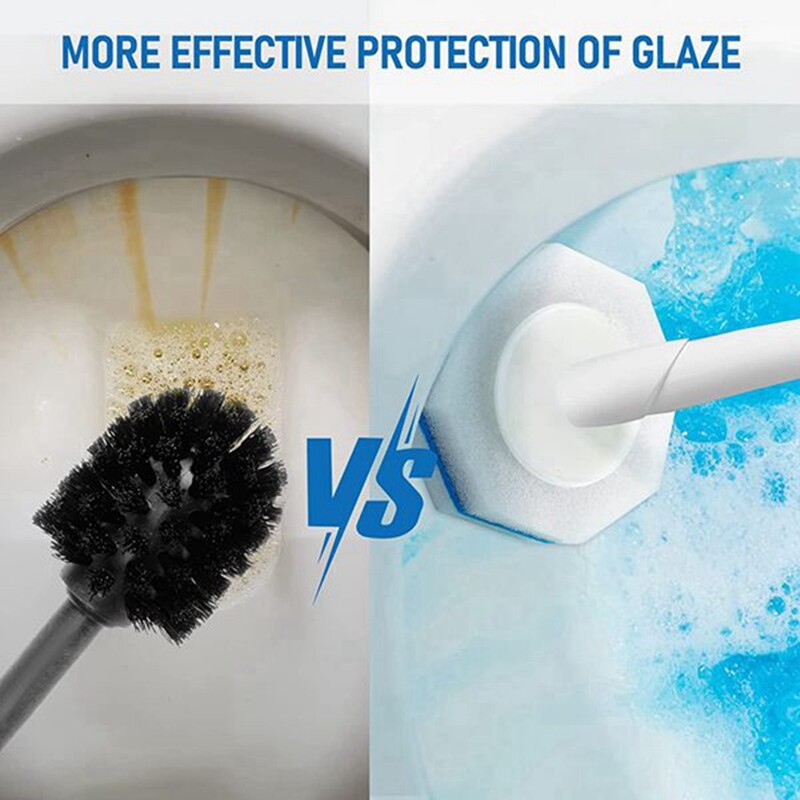 50PCS Disposable Toilet Cleaning Wand Toilet Cleaning Wand Head T2R7