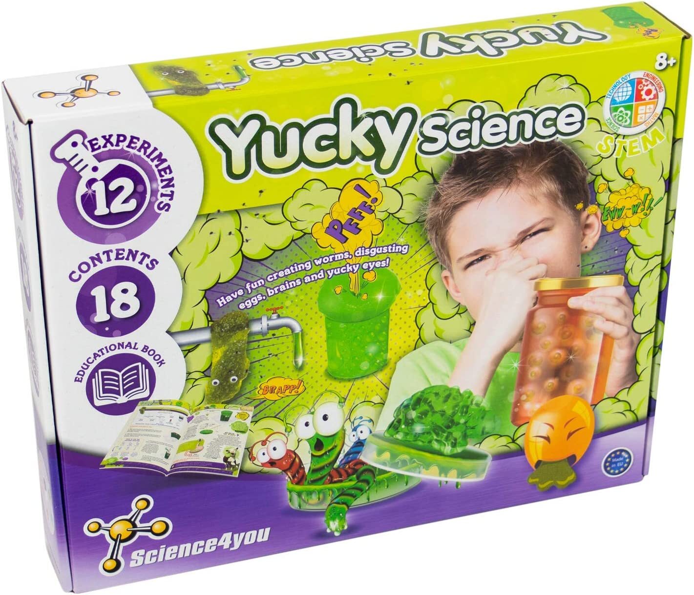 Science 4 You - DOM Yucky Science, детский образовательный научный набор STEM для Ки