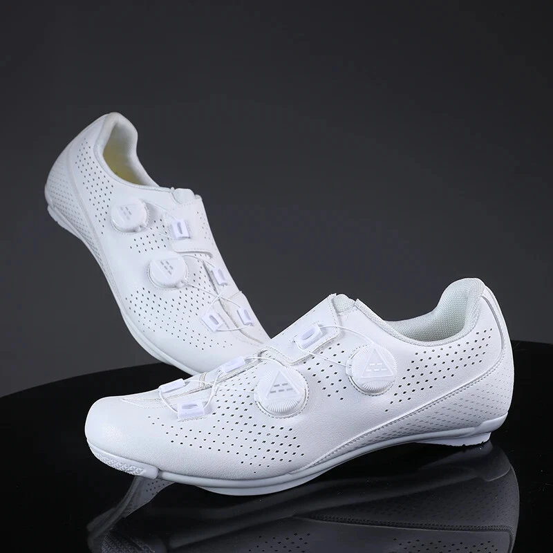 Road Cycling Shoes Men Speed Sneaker Cleat Spd Flat Pedal Bike Outdoor Footwear - Image 4 of 4