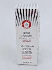 First Aid Beauty Retinol Eye Cream Squalane Ceramides 0.5 oz