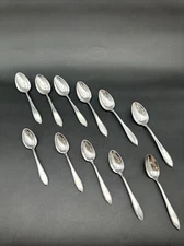 Vintage Wm Rogers Mfg Co Original Rogers Silverplate 5 Teaspoons 6 Tablespoons