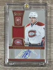 2013-14 Panini Select #295 Brendan Gallagher Rookie Jersey AUTO #/199