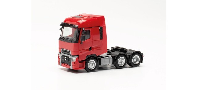 Herpa 315104-002 - 1/87 Renault T Facelift Tractor Unit 6x2, Red - New