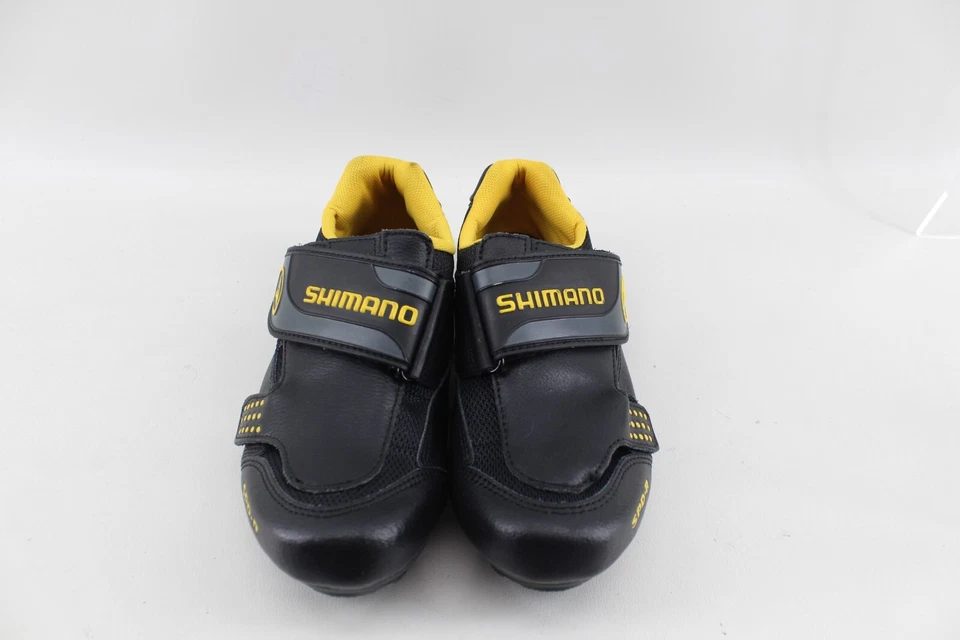 ZAPATOS DE CICLISMO SHIMANO SH-R072Y BICICLETA DE CARRETERA/CARRERA Negro/Amarillo Talla 36 EU 5.5 EE. UU. Foto 3 de 4