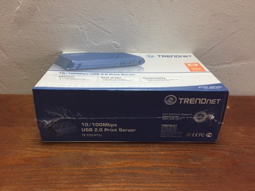 TRENDnet 1-Port Print Server TE100-P1U USB 2.0 Type A Shared Network - New - Picture 8 of 17
