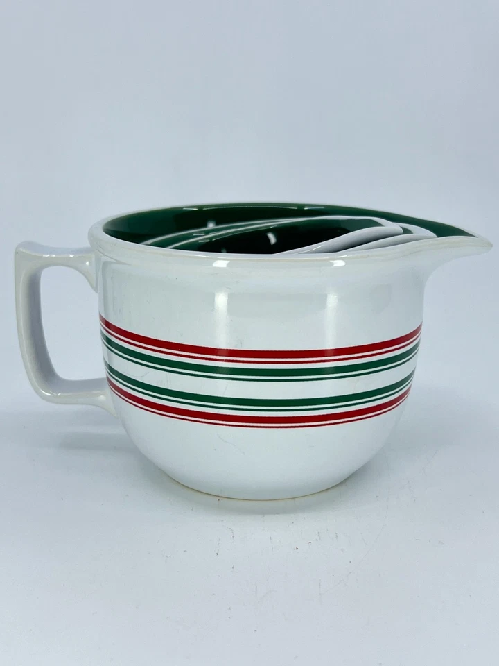 Tazas medidoras Chantal de 3 piezas tazones apilables a rayas 1 taza, 0,5 taza 1/4 taza Foto 4 de 4