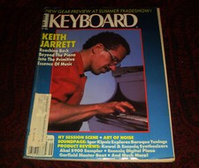KEYBOARD MAGAZINE SEPTEMBER 1986 Keith Jarrett, Art Of Noise, Akai S900, Ensoniq