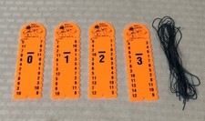 SAXON MATH 2 WRAP UPS / SUBTRACTION / SET OF 0 - 3 / 4 PIECES / HANDS ON LEARNIN