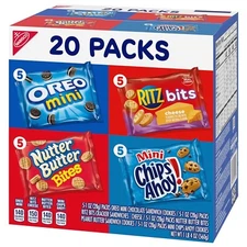Nabisco Classic Mix Variety Pack, OREO Mini, CHIPS AHOY! Mini, Nutter Butter Bit