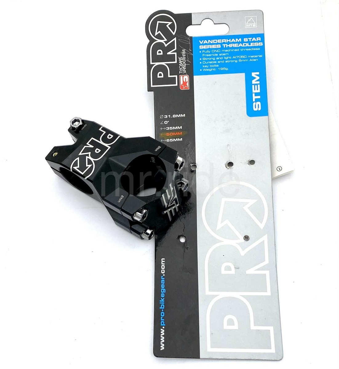 Shimano PRO Thomas VANDERHAM Downhill DH MTB Bike Stem,0Deg,31.8