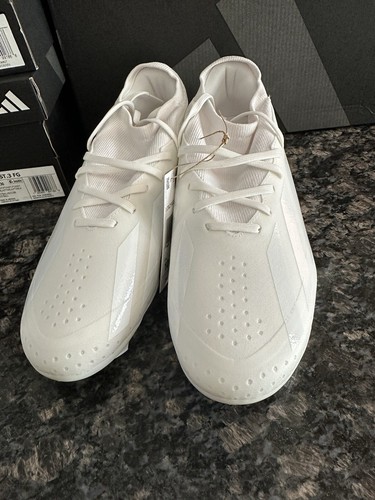 Botines de fútbol Adidas X Crazyfast.3 FG para hombre talla US 10 GY7430 blancos - Imagen 3 de 11