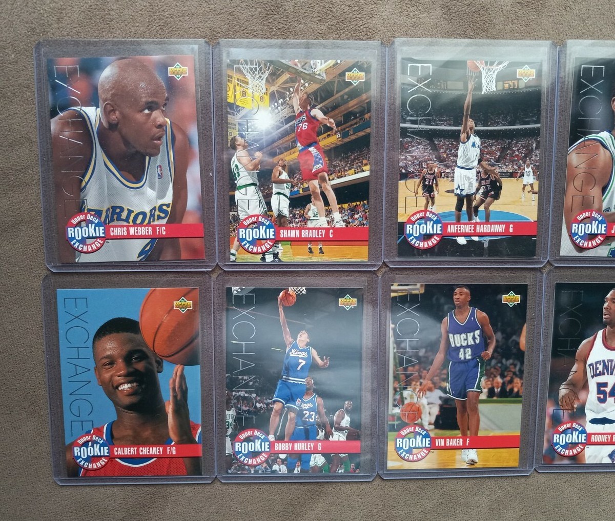 1993-94 Upper Deck Rookie Exchange Complete 10 Card Set w/ Top
