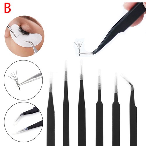 Professional Eyelashes Tweezers Lashes Extension Stainless Steel Tweezers✔ - Bild 4 von 49