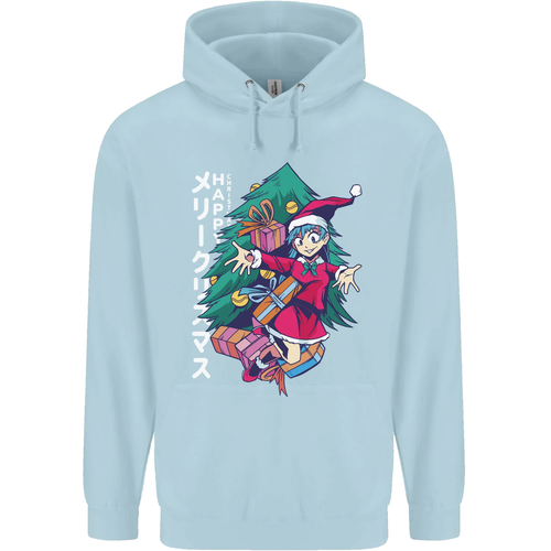 Anime Elf Christmas Tree Xmas Childrens Kids Hoodie - Picture 63 of 84