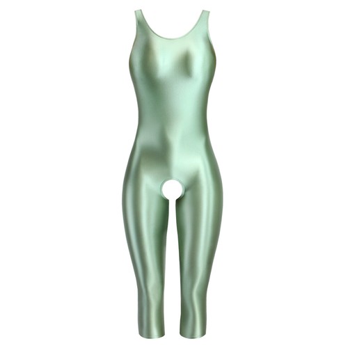 Mono de fitness sin mangas brillante para mujer MJINM body mono catsuit playsuit - Imagen 59 de 61