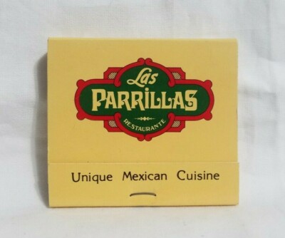 Vintage Matchbook Las Parrillas Restaurant Cotati California Advertising Full