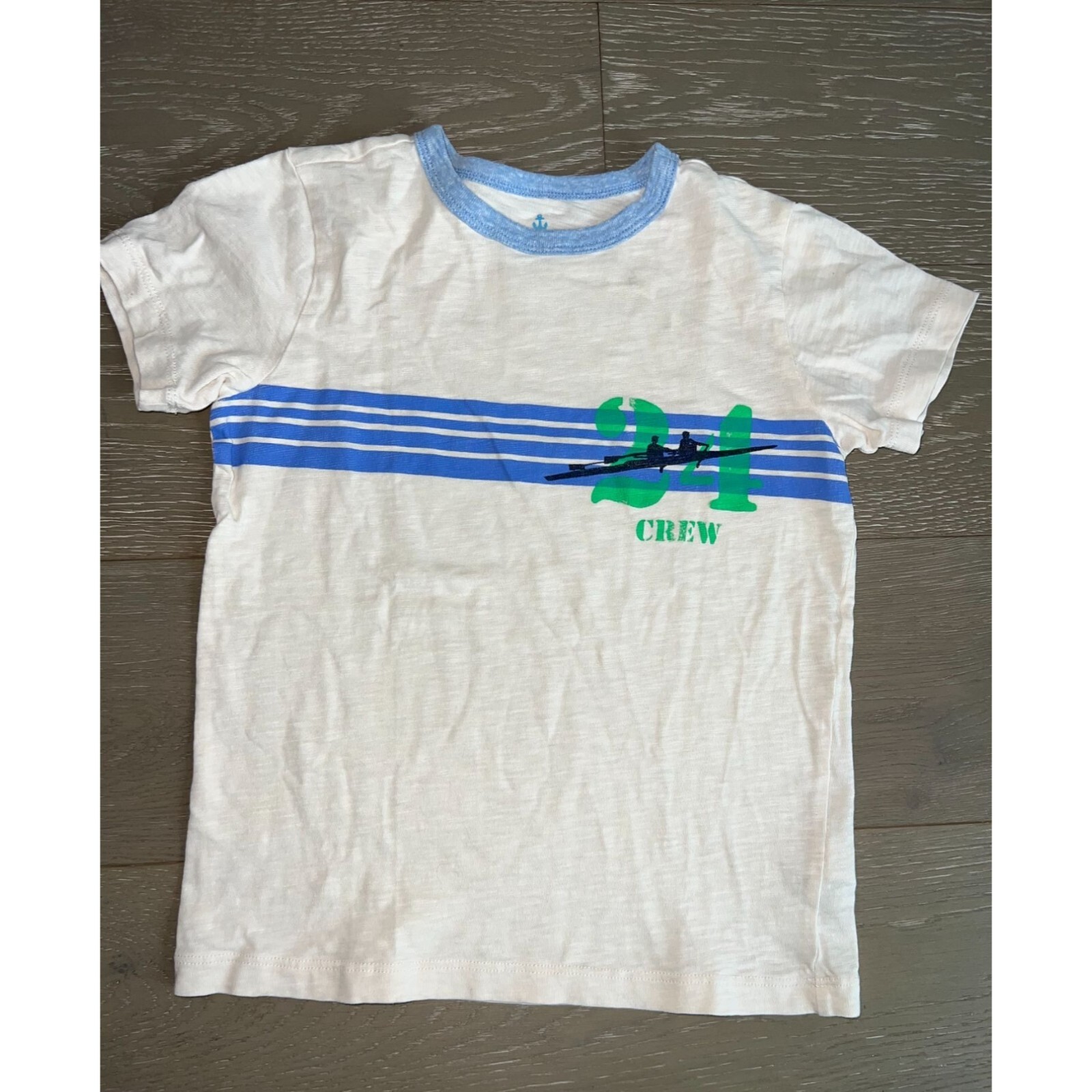 FILA T shirt maglietta girocollo ragazzo logo canottaggio taglia S 6 7