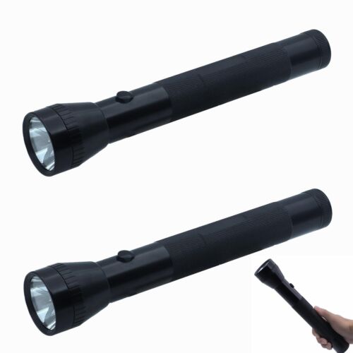 Heavy Duty 3 D Cell Battery LED Big Flashlights, High Lumens,for Home Emergen...