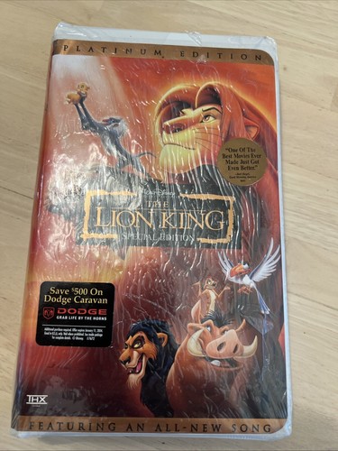 NEW Walt Disney The Lion King Special Edition Platinum Edition VHS Sealed (2003) - Picture 6 of 9
