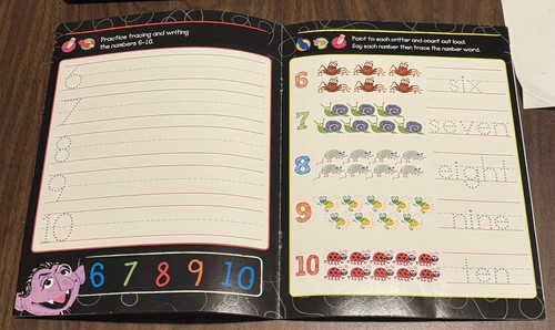 Sesame Street Numbers Write And Wipe Workbook, 2015 - Picture 3 of 5