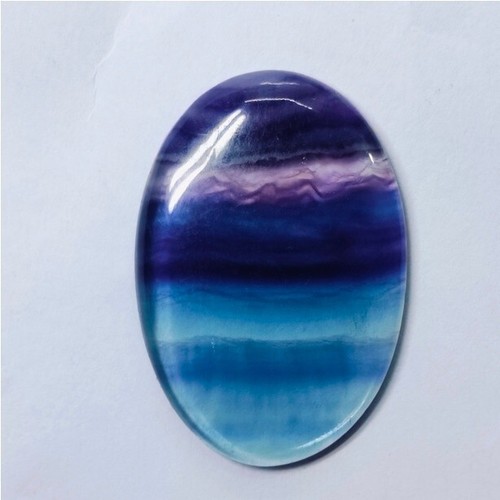 Piedra de Flourita Natural Flourita Cabujón Piedras Preciosas Sueltas Joyería 38 Cts. ME-11769 - Imagen 4 de 5