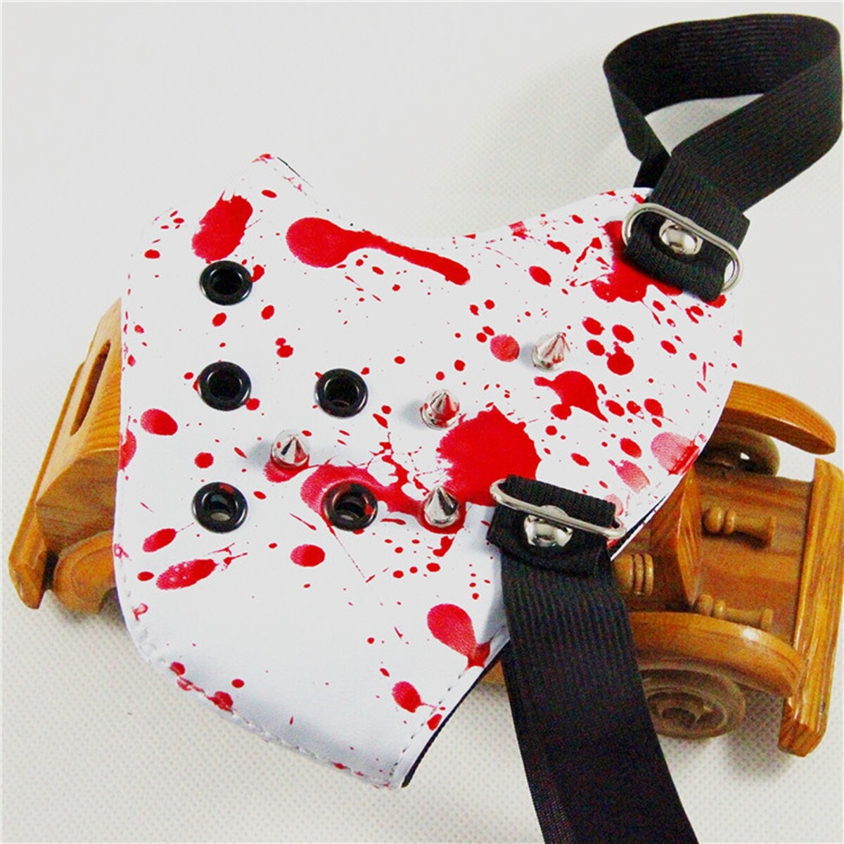 halloween visual kei cosplay cannibal spike blood ink inmate face