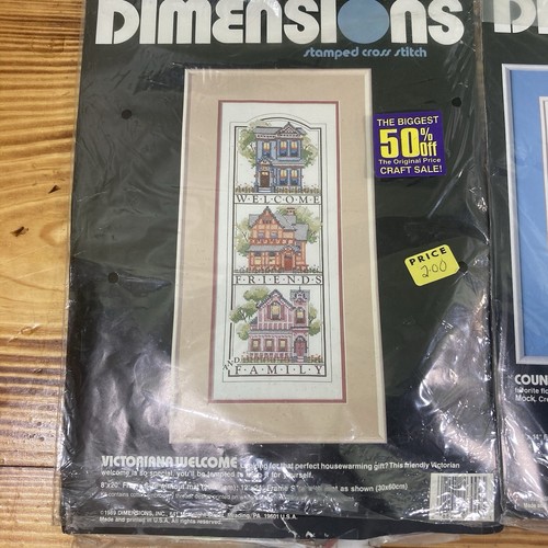 Cross Stitch Kit Lot Of 5 Dimensions Golden Bee Homes Flowers Cats Brand New - Picture 2 of 13