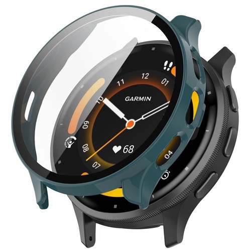 Für Garmin Venu 3 PC Watch Gehäuse Case mit integriertem Schutz Hart Glas Grün - 第 1/3 張圖片