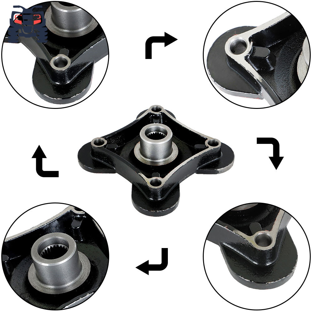 Caltric Front/Rear Wheel Hub Kit For Polaris RZR XP Turbo / XP 4 Turbo 2016-2017