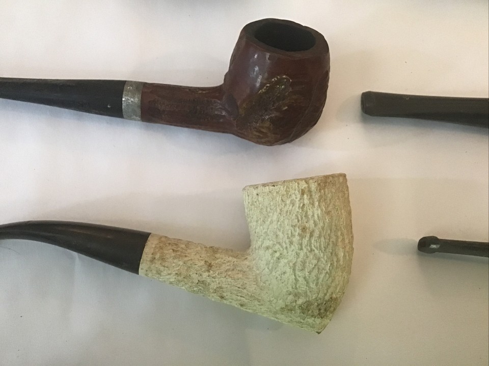 16″ Extra Long Hand Carved Stem Wooden Tobacco Pipe – Up In Sky Cannabis & Tobacconist - Foto 4