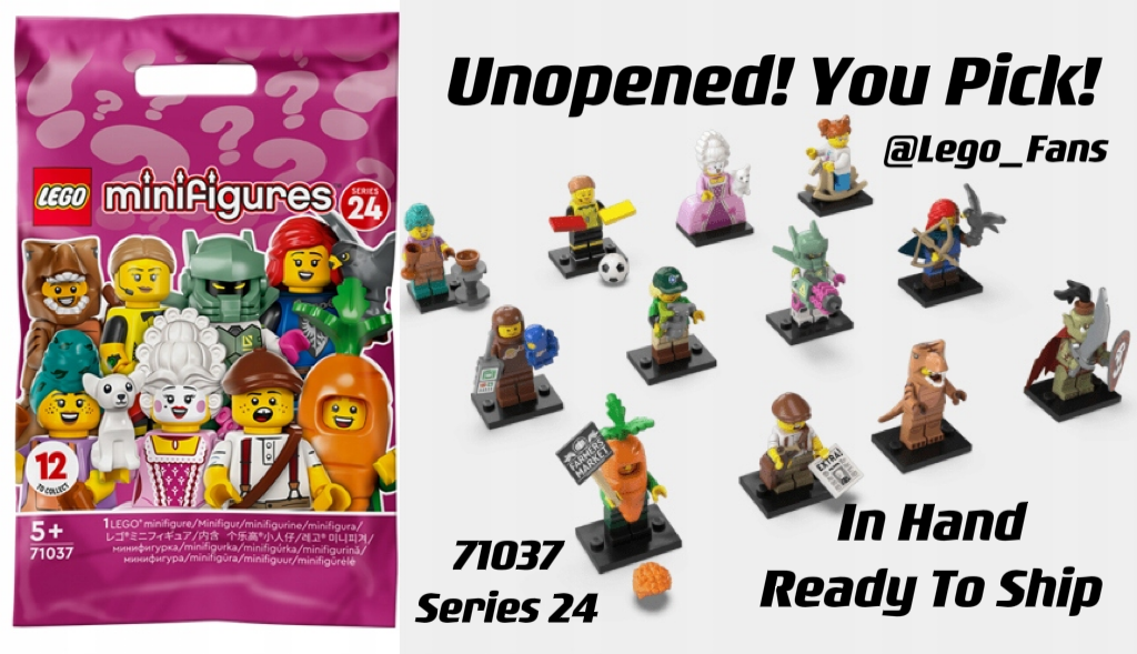 LEGO 71037 Series 24 Collectible Minifigures In Hand 🔥UNOPENED
