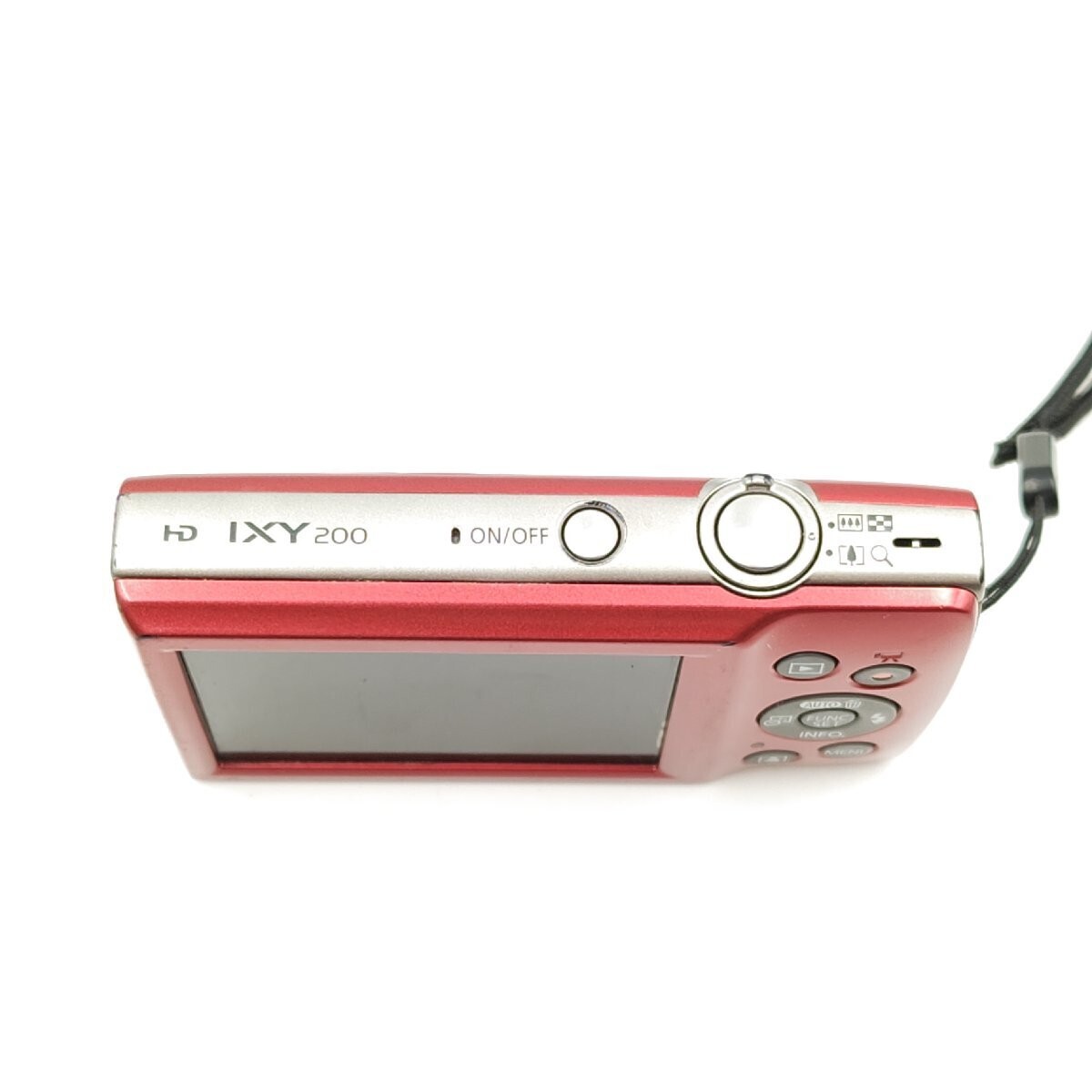 Canon IXY 200 PowerShot ELPH 185 Digital Camera 20MP Red