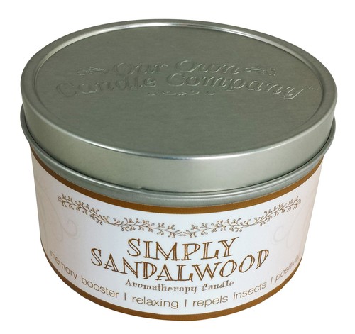 Our Own Candle Company Wax Aromatherapy Scented Candle, Simply Sandalwood 6.5 oz - Picture 3 of 3