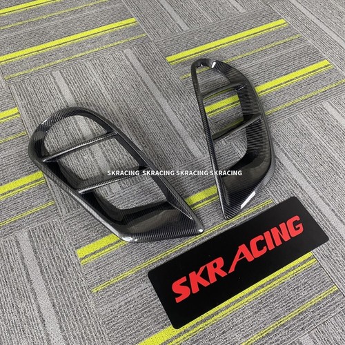 Cubierta antiniebla de ventilación de aire para parachoques delantero de fibra de carbono para Benz W205 Sport C43 - Imagen 11 de 12