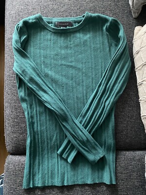Primark Damen Feinstrick Pullover, Größe M, Grün