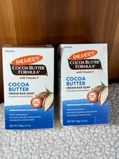 Palmer's Cocoa Butter Vitamin E Moisturizes Cream Bar Soap, 4.7 Oz - Lot of 2