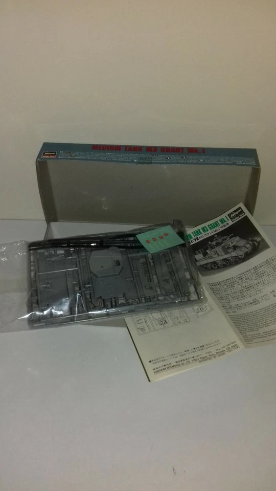 MEDIUM TANK M3 GRANT MK I HASEGAWA MT 5 KIT 1/72 + VARI ACCESSORI ESCI - Immagine 4 di 4