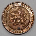 Netherlands 1906 Cent (1 Cent), KM#132.1 - AU Details — photo 1