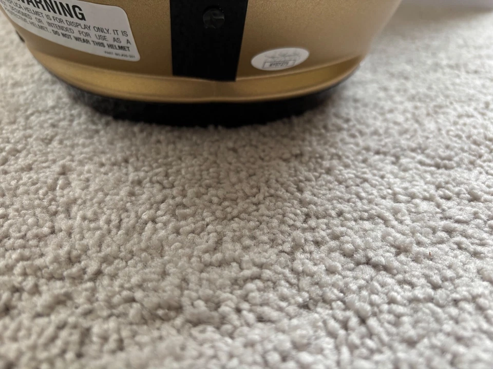 CASCO TAMAÑO COMPLETO FIRMADO POR EDDIE GEORGE HEISMAN FS OHIO STATE BUCKEYES TITANS JSA Foto 4 de 4