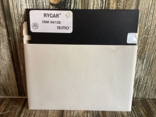 RYGAR - COMMODORE 64 128 GAME DISK - ORIGINAL C64 C128 TECMO - Picture 1 of 3