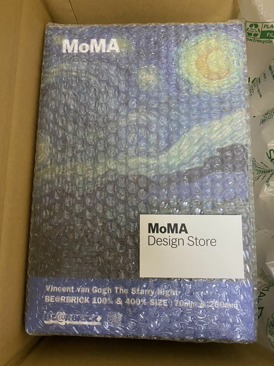 NEW Medicom Toy BE@RBRICK Vincent van Gogh The Starry Night 400% 100% from Japan
