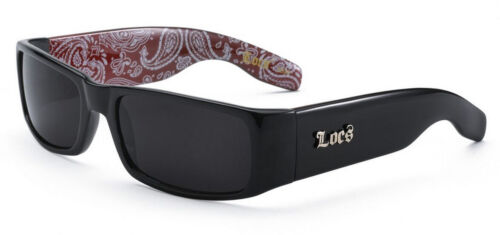 Gafas de sol BANDANA LOCS Hardcore Gangster Lowrider Cholo Biker Diseñador - Imagen 8 de 17