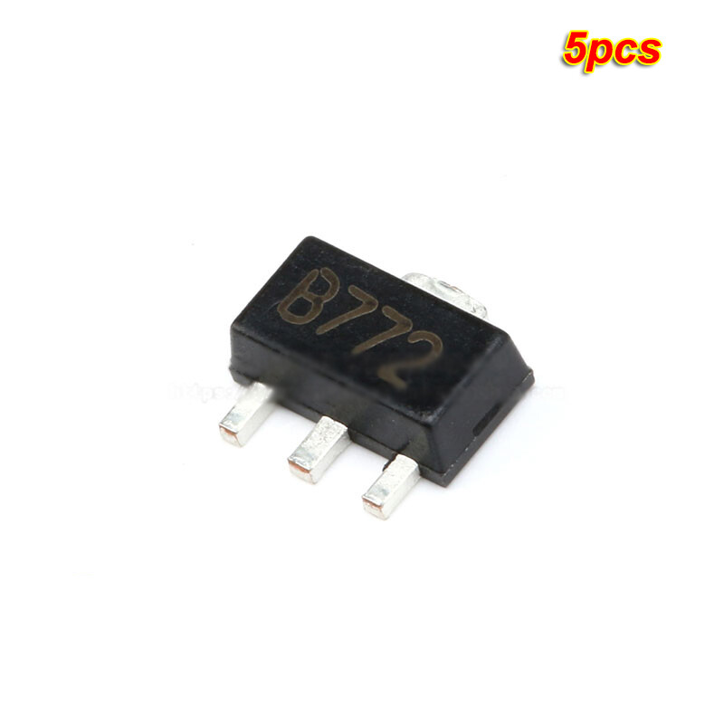 5pcs SMD Triode B772/D882 Audio PA Switch 30V3A10W PNP/1.5A NPN